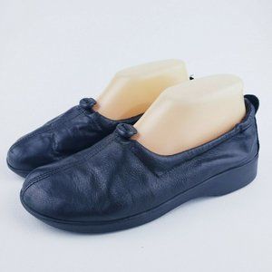 Arcopedico Elio Parodi Leather Slip On Flat Shoes